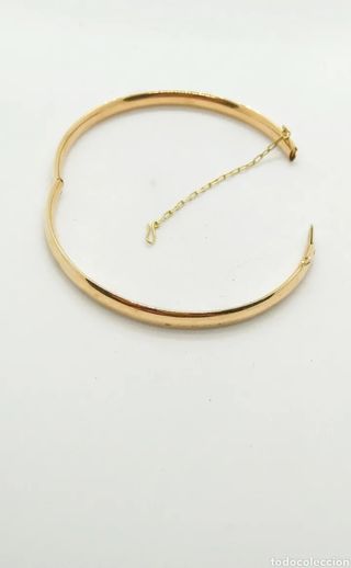 Pulsera media caña oro 18 kts. 13grms