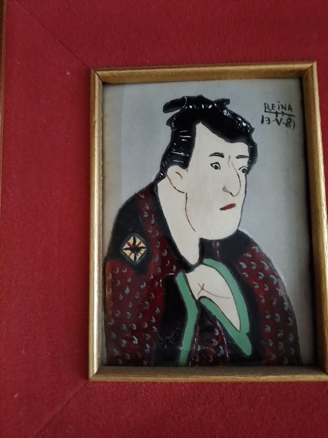 2 Esmaltes.  Pareja japoneses.