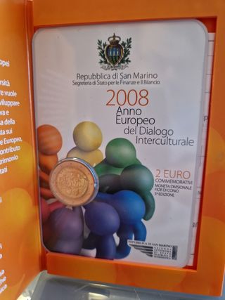 Moneta 2 euro San Marino 2008