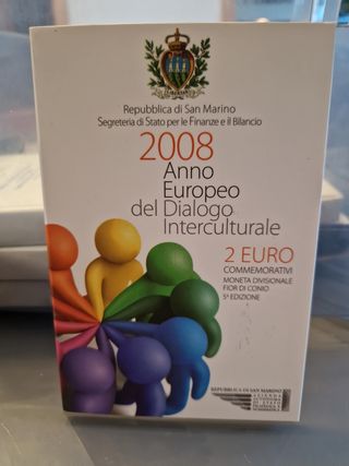 Moneta 2 euro San Marino 2008