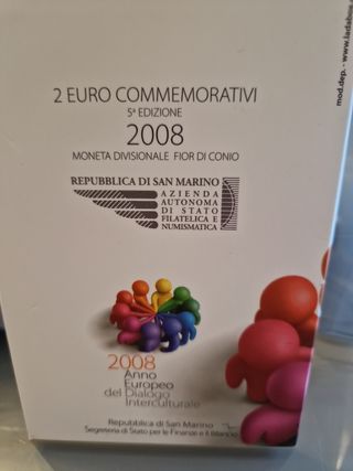 Moneta 2 euro San Marino 2008