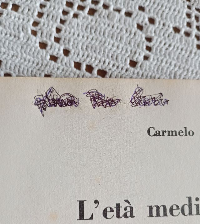 "L'età medievale nella critica storica"C. Bonanno