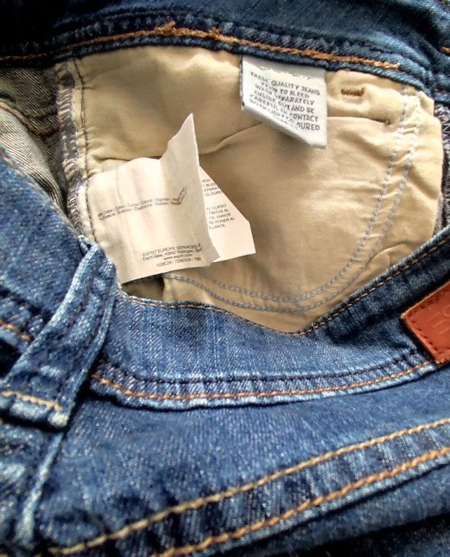 Calças de ganga/vaqueros Esprit como novas 38/40