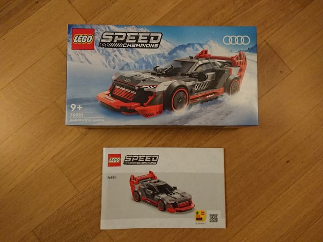 EMPTY BOX & INSTRUCTIONS - LEGO 76921 AUDI E-TRON