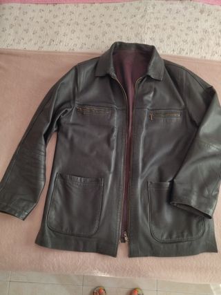 Chaqueta de piel hombre 