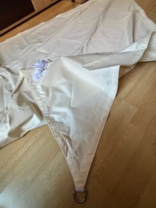 Toldo de vela triangular 2x2x2