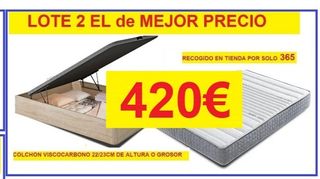 Colchon + canapé abatible 3 ofertas baratas