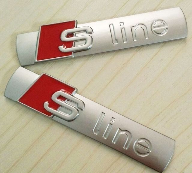 Emblema adhesivo Compatible con Audi S Line