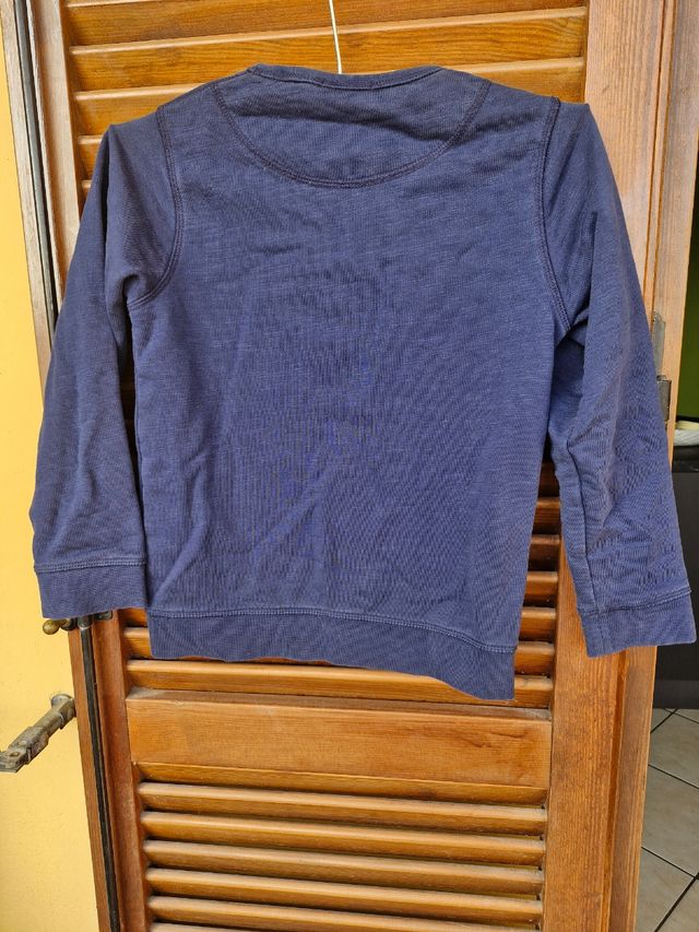 Felpa bambino Burberry, tg 5/6 anni