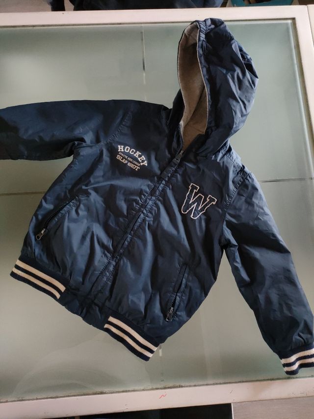 Chaqueta niño reversible