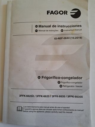 repuestos combi Frigorífico FAGOR 3FFK-6625