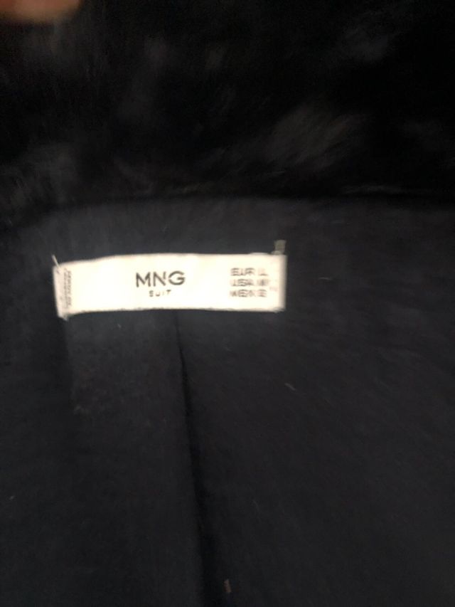 Abrigo pirl azul oscuro talla L