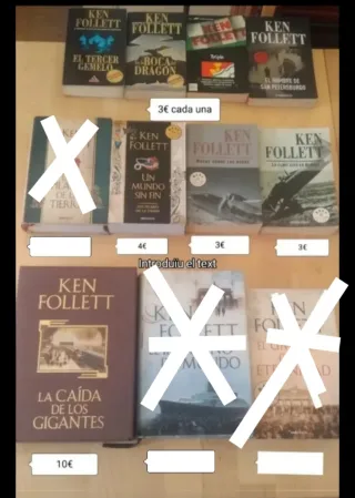 Ken Follet, novelas.