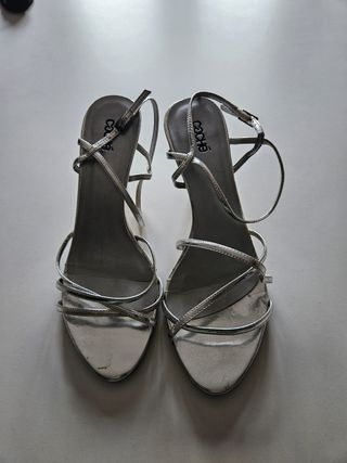 Sandalias Gris