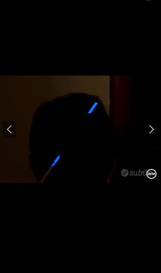 Bastoncino per capelli nappa bamboo resina luminos