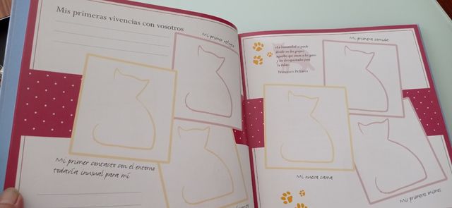 ALBUM DE MI GATO.(RECUERDOS DE MI MASCOTA)