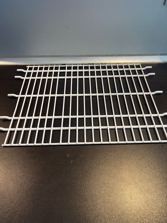 Estanteria metalica nevera bosch blanca