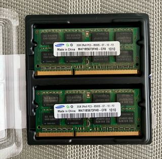 2 módulos menoria para Mac  2GB