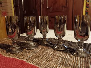 Bicchierini vetro a specchio