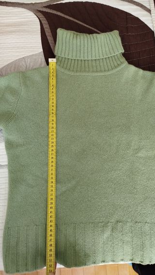 Jersey de cuello largo verde 