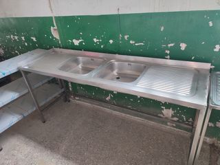 FREGADERO INDUSTRIAL INOX 1,85 M