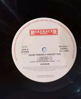Exodus Good Friendly Violent Fun 1991 Thrash Metal