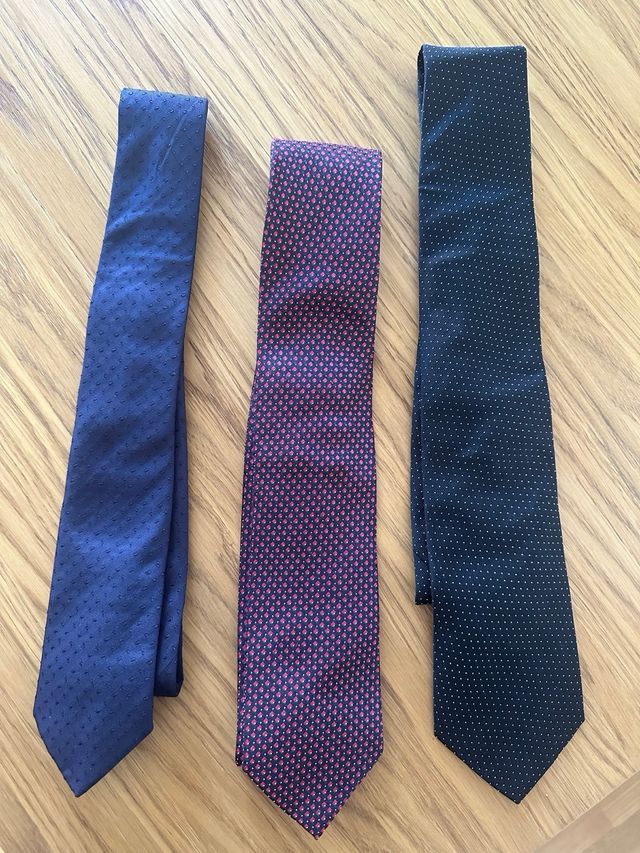 Set tre cavatte uomo in seta