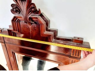 Specchio da comò vintage da restaurare legno