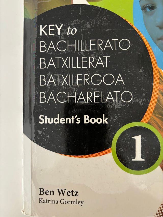 Libro Ingles 1 Bach. Key to Bachillerato. Oxford