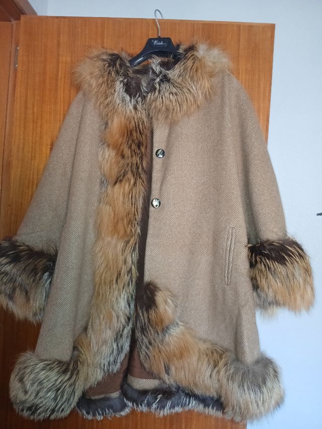 cappotto vintage con pelliccia