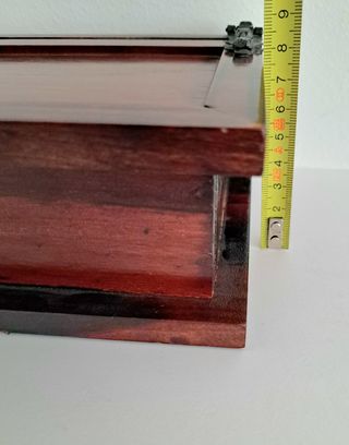 PEQUEÑO COFRE DE MADERA - AÑOS 80