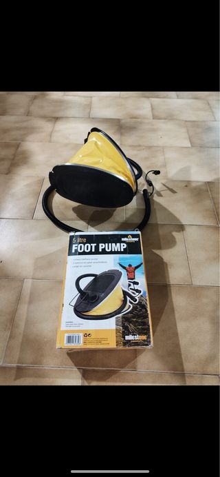 Foot pump 5 litri nuova