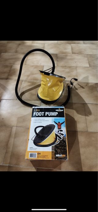 Foot pump 5 litri nuova