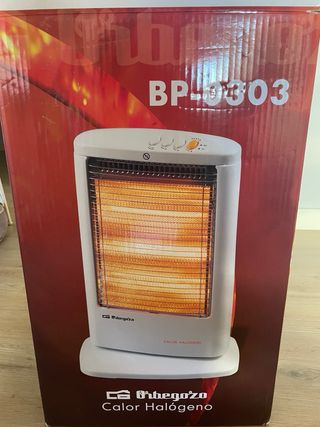 Estufa eléctrica de calor halógeno