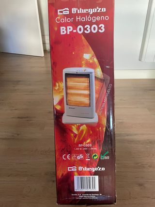 Estufa eléctrica de calor halógeno
