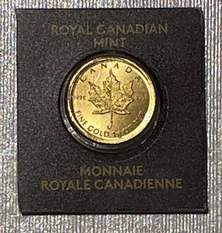 Moneda de Oro (Maple Leaf) ****No Negociable****
