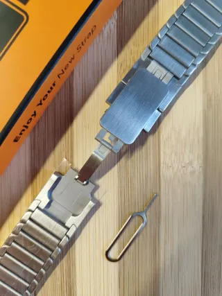 Cinturino Silver acciaio per Apple watch ultra 3