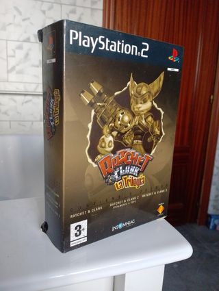 La trilogía Ratchet and clank PS2 Completo 