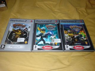 La trilogía Ratchet and clank PS2 Completo 