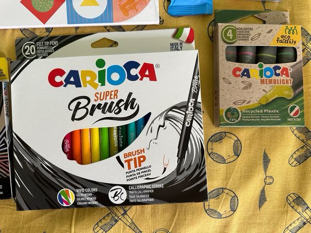 Kinder Nutella Ferrero Kit Carioca Metallic Color