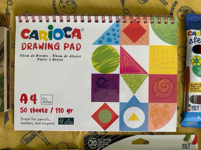 Kinder Nutella Ferrero Kit Carioca Metallic Color