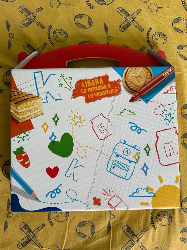 Kinder Nutella Ferrero Kit Carioca Metallic Color