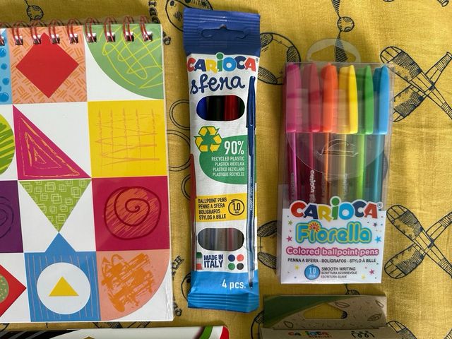 Kinder Nutella Ferrero Kit Carioca Metallic Color