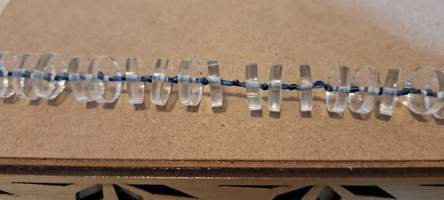 Collana artigianale plexiglass