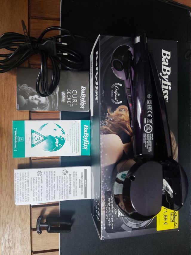 Alisador caracóis Babyliss 