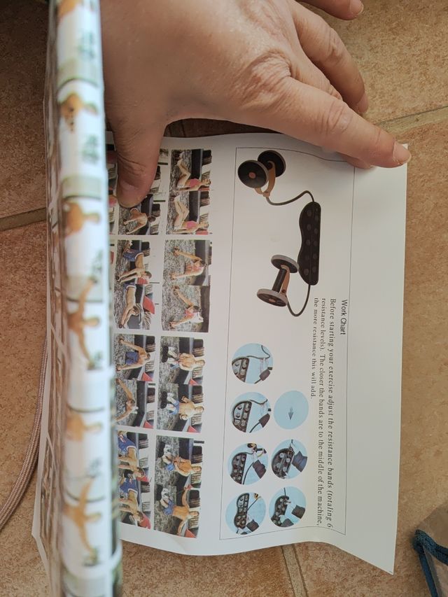 Base con gomas para ejercicios 