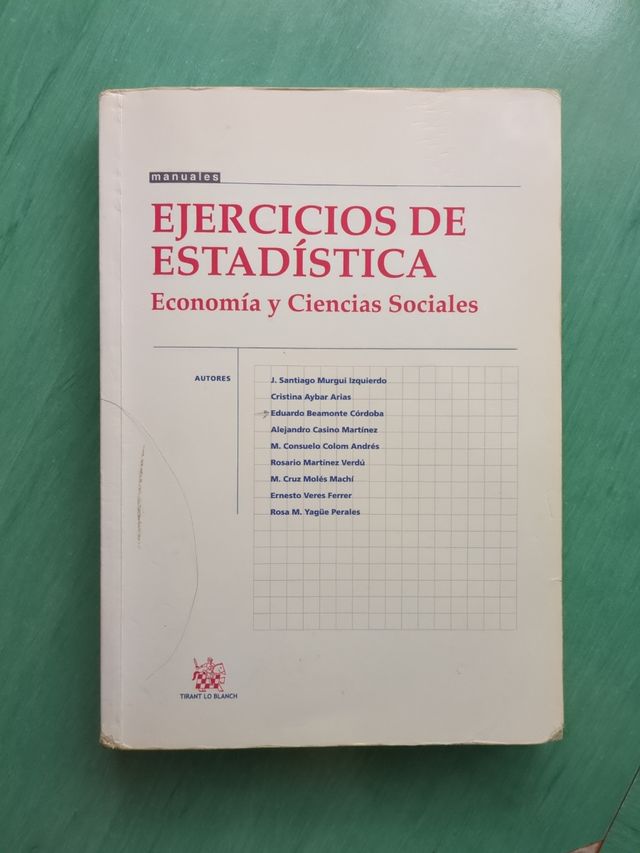 Ejercicios de estadística economía y ciencias soci