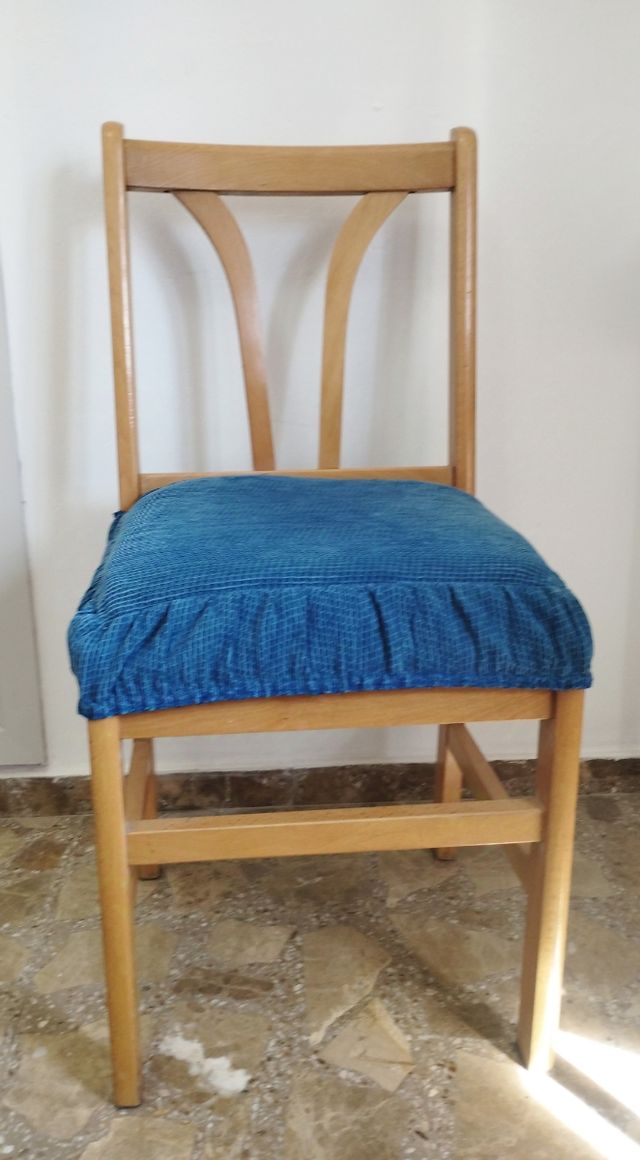 4 Fundas de cojín azul marino