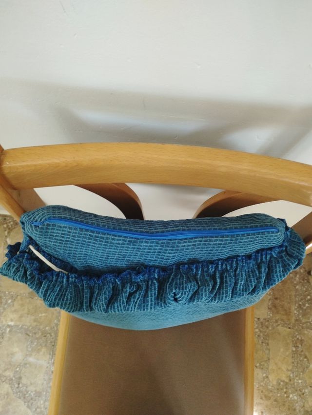 4 Fundas de cojín azul marino