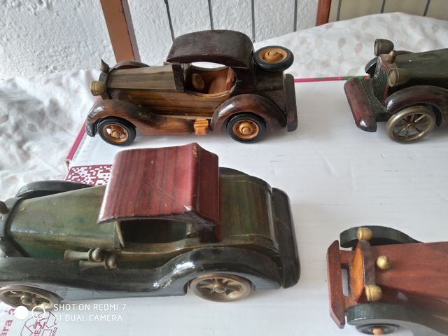 Lote Coches de madera